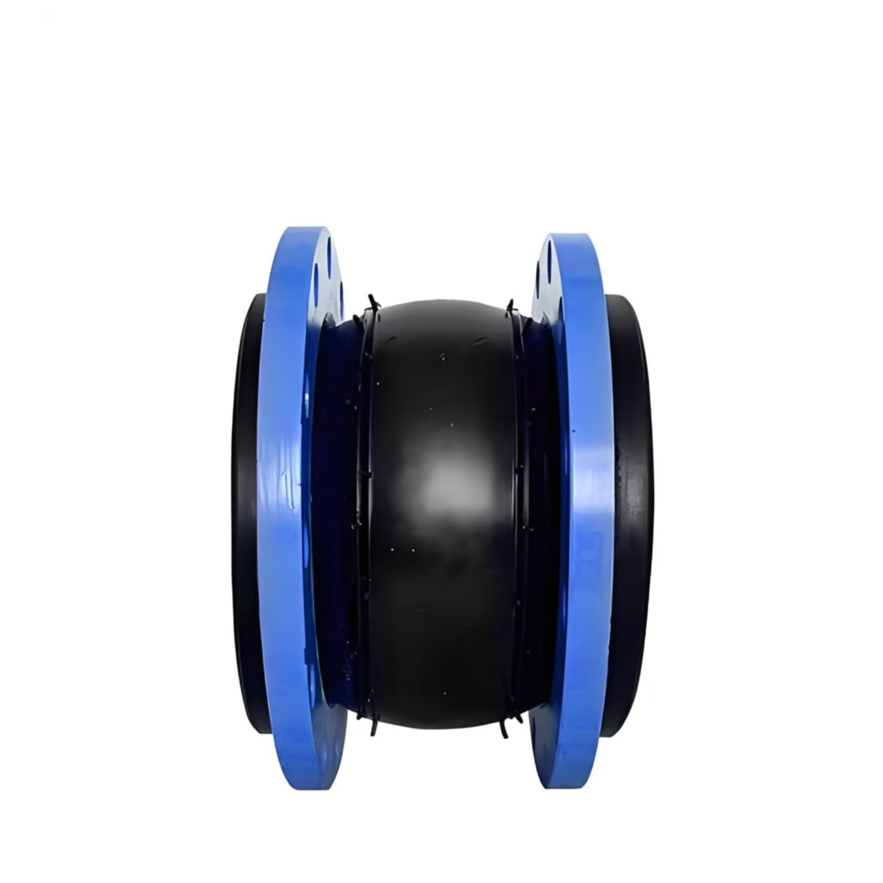 High Quality GB/T 26121 Standard KXT 16 Model PN16 DN100 EPDM Rubber Ball Q235 Flange Flanged Ends Single Sphere Rubber Joint