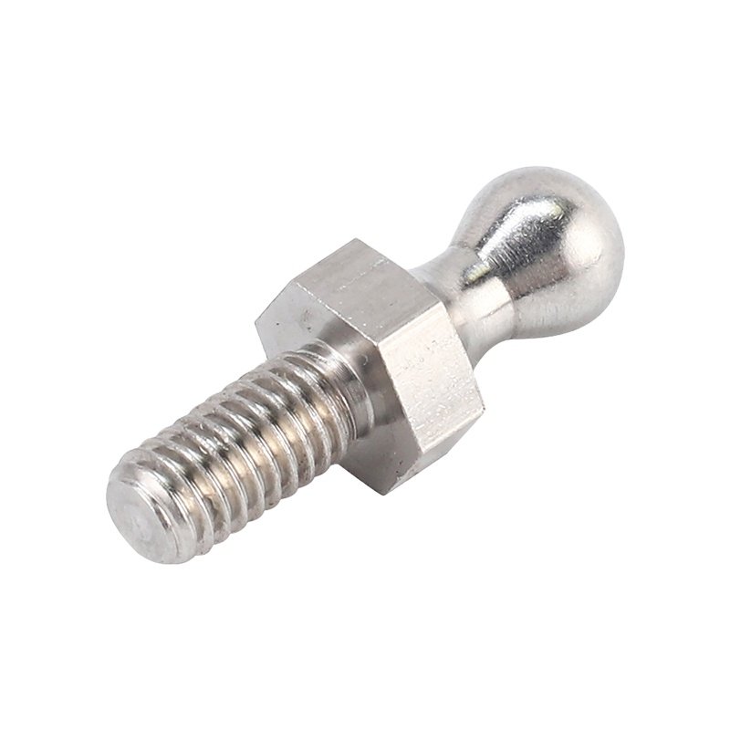 Customized CNC Milling Stainless Steel Ball Head Bolt Ball Joint Bolt Nut Ball Stud