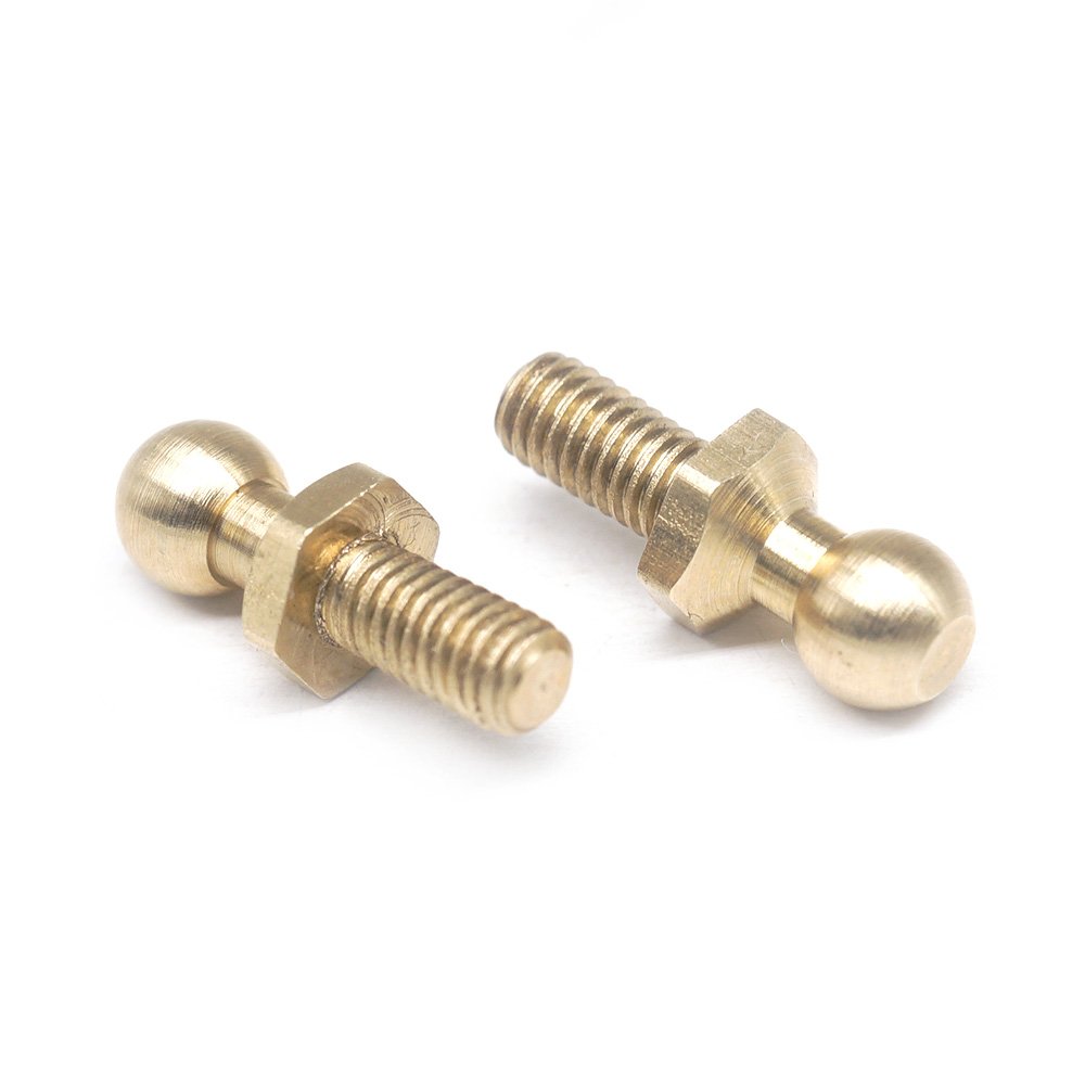 Customized CNC Milling Stainless Steel Ball Head Bolt Ball Joint Bolt Nut Ball Stud