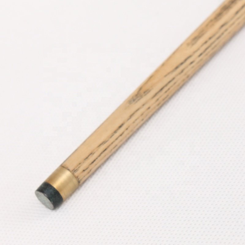 TQG-JX-020 with Tip 9.5mm White Wax Wood Dyed Ebony Stainless Steel Joint Best-Selling Three-Quarters Snooker Cue 57 Inches
