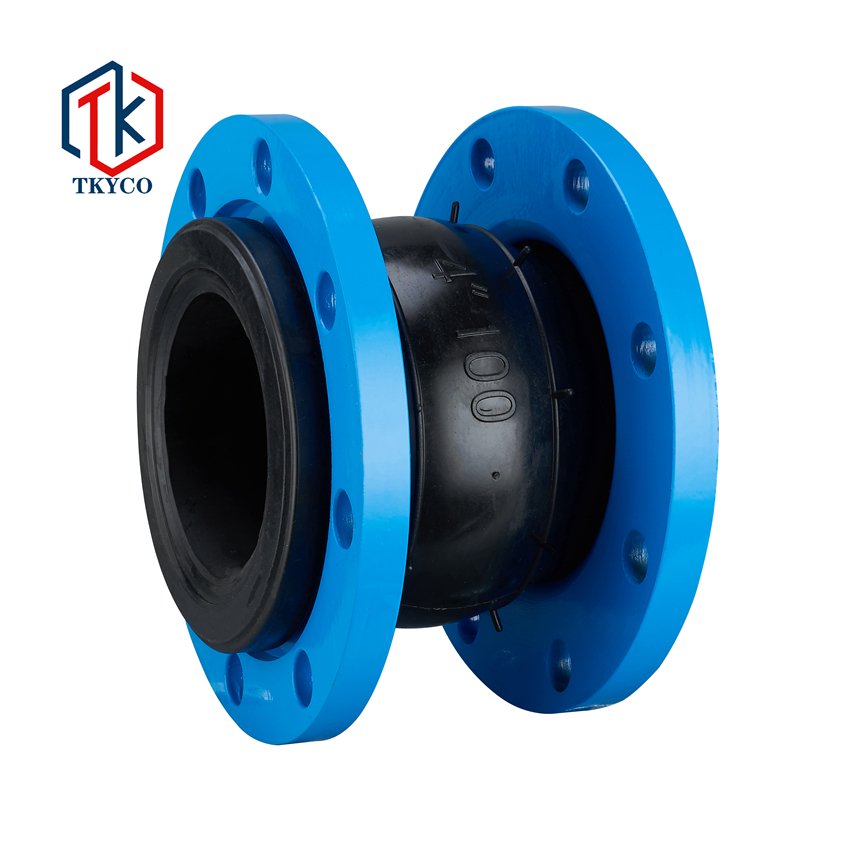 Taike China Manufactures GB Flanged Flexible Rubber Expansion Joints/rubber Bellows