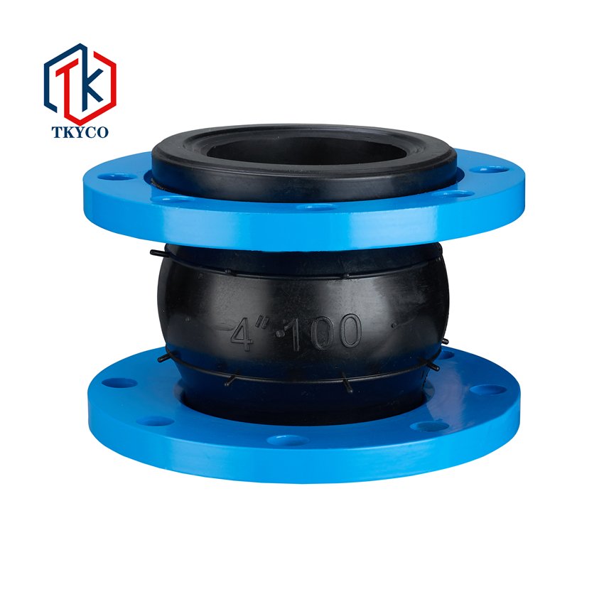 Taike China Manufactures GB Flanged Flexible Rubber Expansion Joints/rubber Bellows