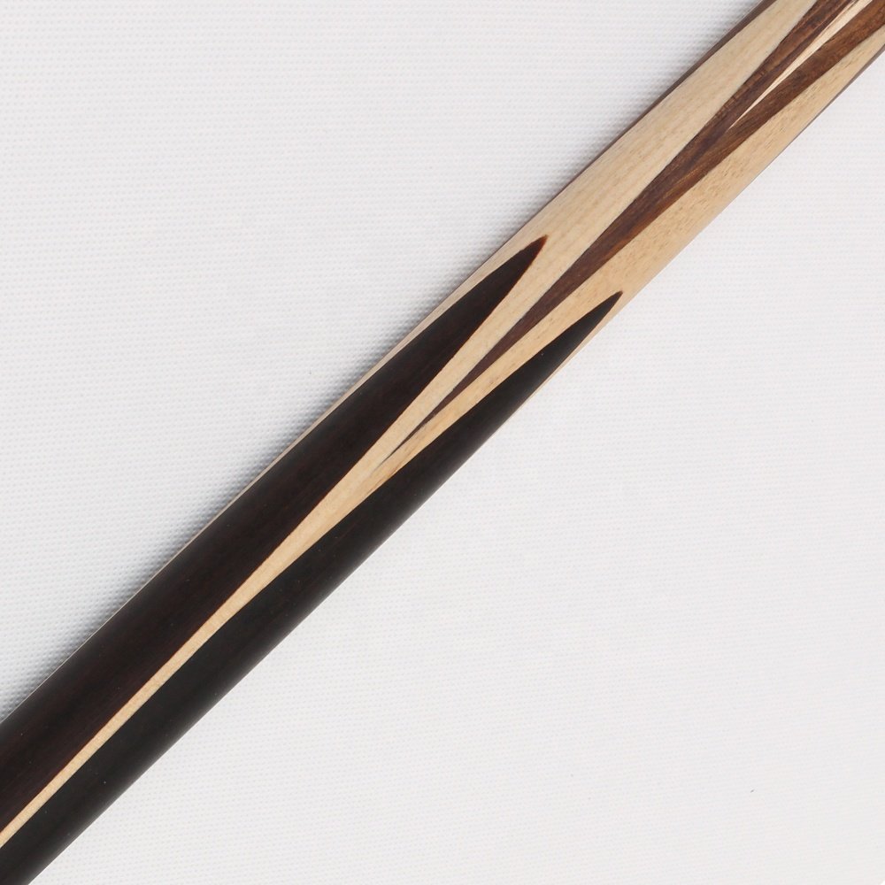 TQG-JX-011 Extendable 57\" Ash Single Cue with Wood Rod Box Maple Butt Sleeve and Steel Joint Snooker Cue