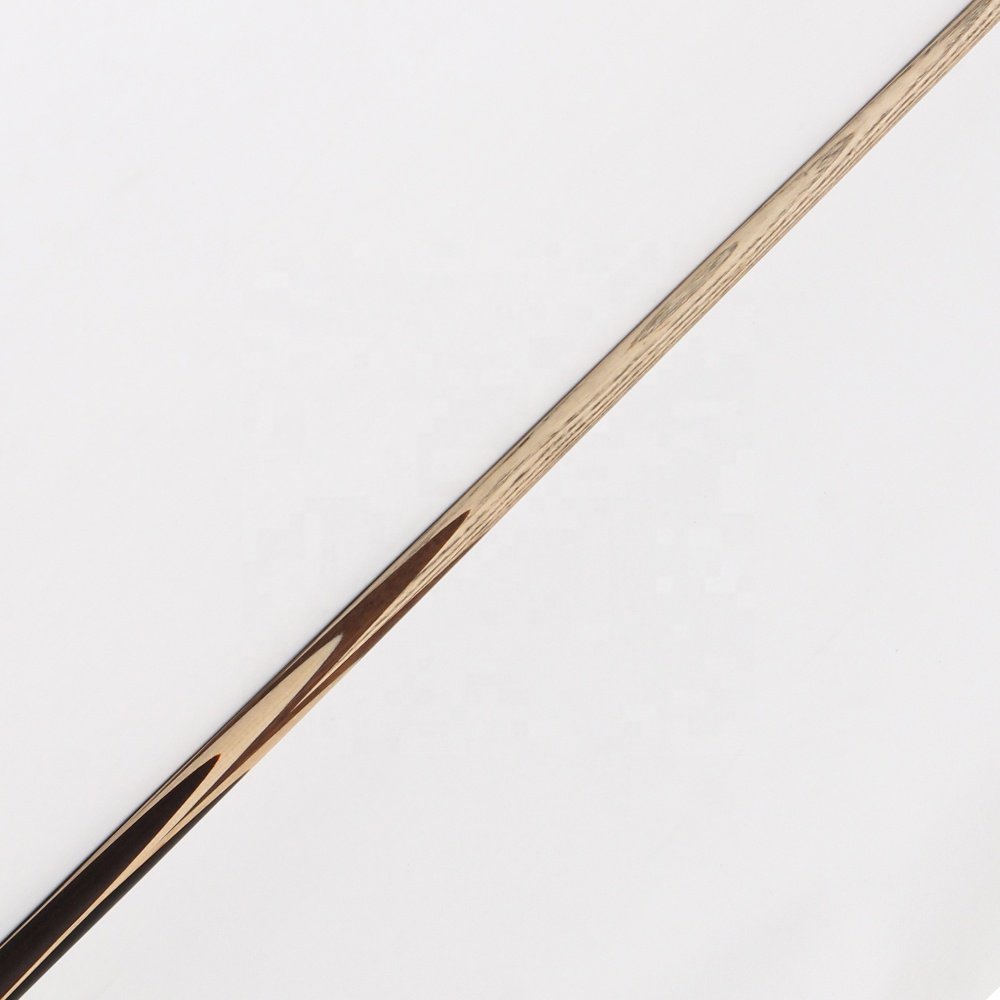 TQG-JX-011 Extendable 57\" Ash Single Cue with Wood Rod Box Maple Butt Sleeve and Steel Joint Snooker Cue