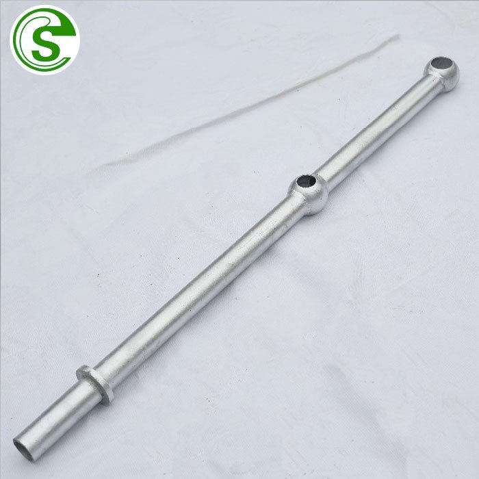 High Quality Galvanized Ball Joint Stanchion Control Stanchion Handrail Parking Barrier Steel Platform