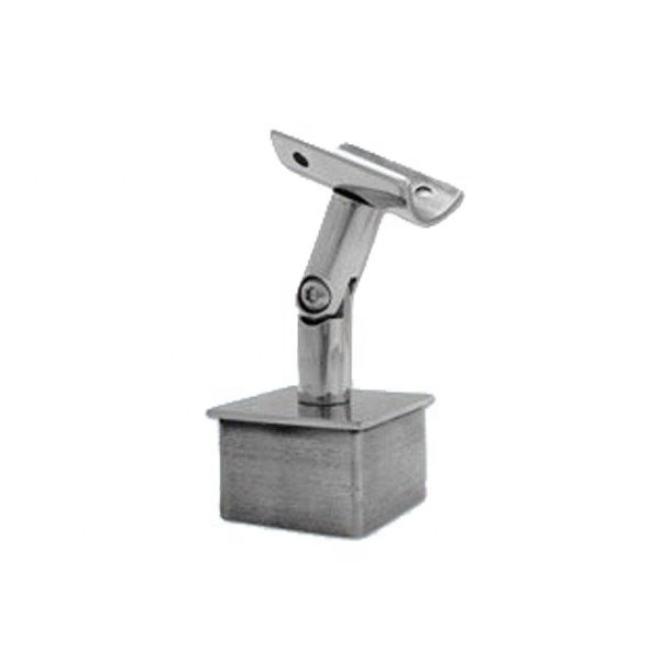 Stainless Steel Adjustable Ball Joint Saddle Handrail Brackets for Stair Railing