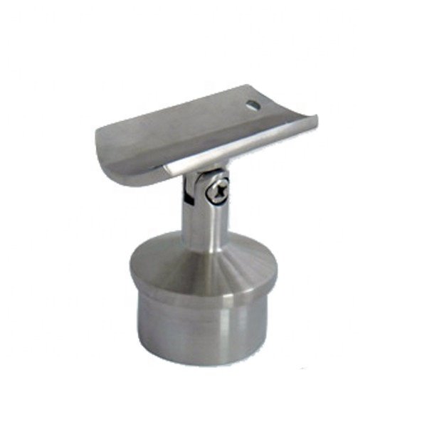 Stainless Steel Adjustable Ball Joint Saddle Handrail Brackets for Stair Railing