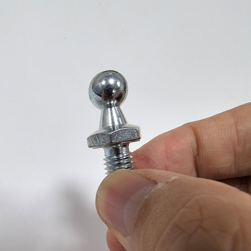 Custom Ball Joint SteelCNC Turning Part Ball Head Stud Bolt Universal Adjustment Ball Screw Joint Drive With Hex Shoulder with N