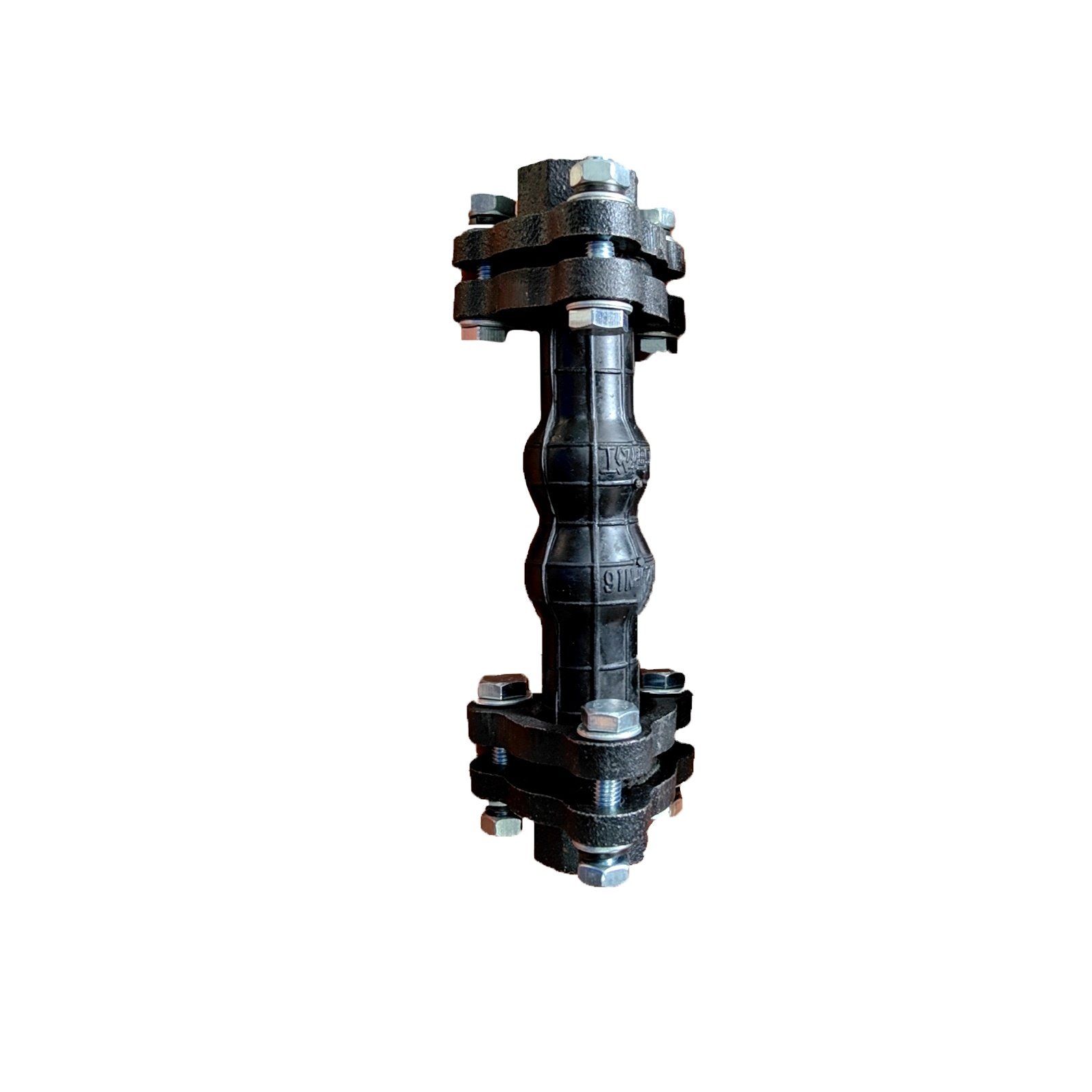 Long Service Life Pipe Fittings Twin Balls Unions Joint Thread Connection Rubber Joint