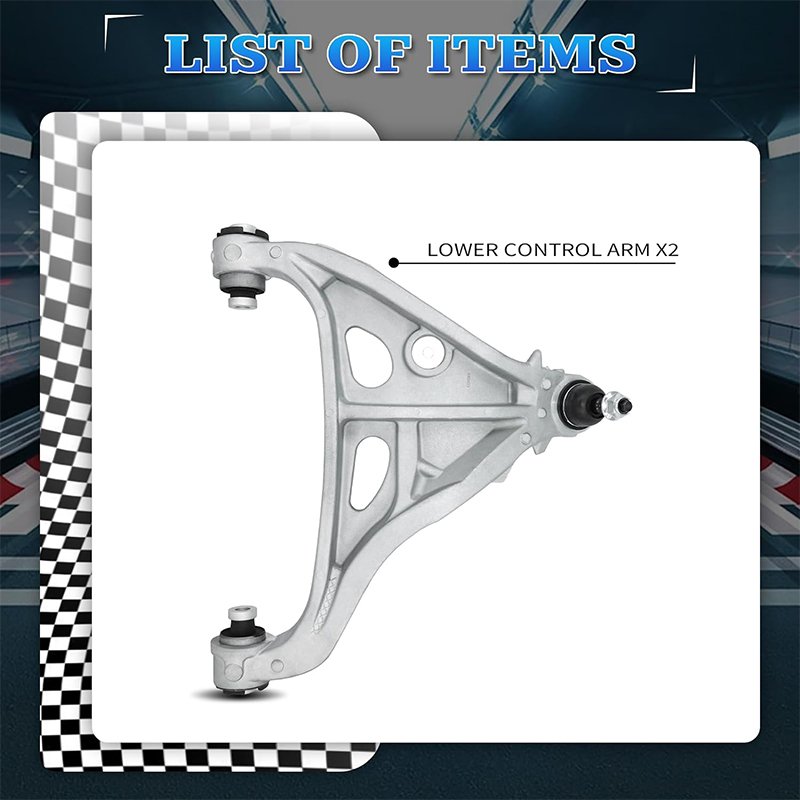 K80401 K80403 Front Lower Control Arm Suspension Kit for 2004-2008 Ford F-150, 2006-2008 Lincoln Mark LT