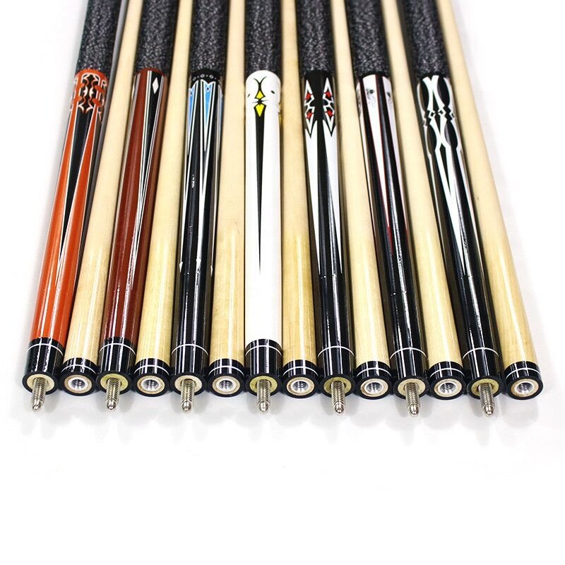 Cost-effective Nine-ball Sport Pool Cue, Snooker Products in Stocks Wholesale 57Inch Billiard Wooden Que Sticks