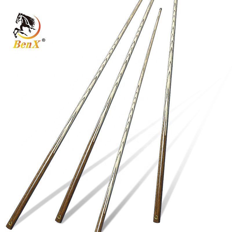 BenX B-7 One Piece Pool Cue 10mm Tip Ashwood and Walnut