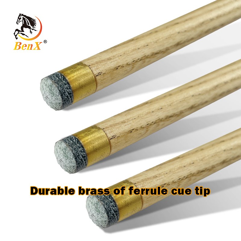 BenX B-7 One Piece Pool Cue 10mm Tip Ashwood and Walnut
