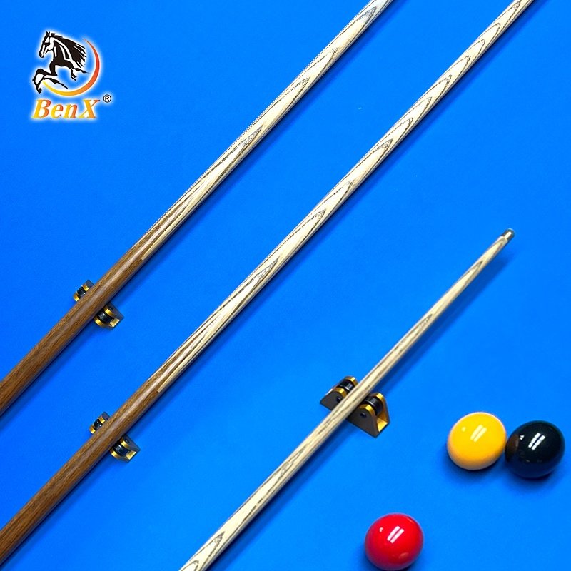 BenX B-7 One Piece Pool Cue 10mm Tip Ashwood and Walnut