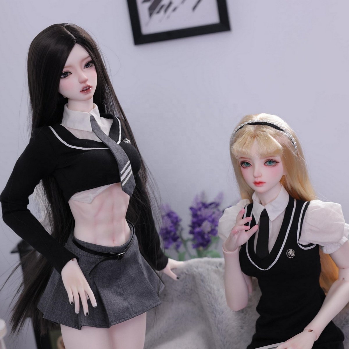Shuga Fairy Jennie 1/3 Punk Style BJD Doll Soft Toy with Ball Jointed Design Attractive Attack Girl Mature Style You'll Love It!