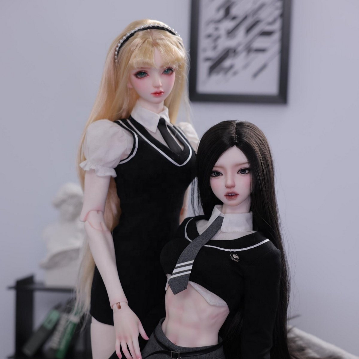 Shuga Fairy Jennie 1/3 Punk Style BJD Doll Soft Toy with Ball Jointed Design Attractive Attack Girl Mature Style You'll Love It!
