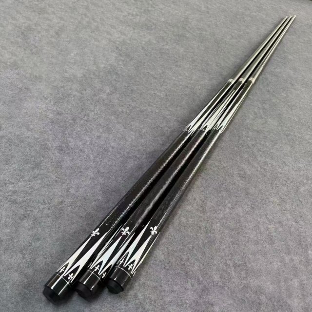 OEM & ODM Free Samples Free Shipping Snooker Carbon Fiber Billiard Club Maple Wood Cue Stick Cocobolo Butt Sleeve Steel Joint