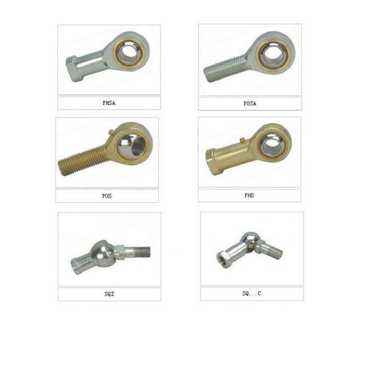 ANDUUK D-28 High Precision Bone Shape Bearings SI SA Series Right Hand Female Thread Rod Ball Joint Rod End Joint Bearing