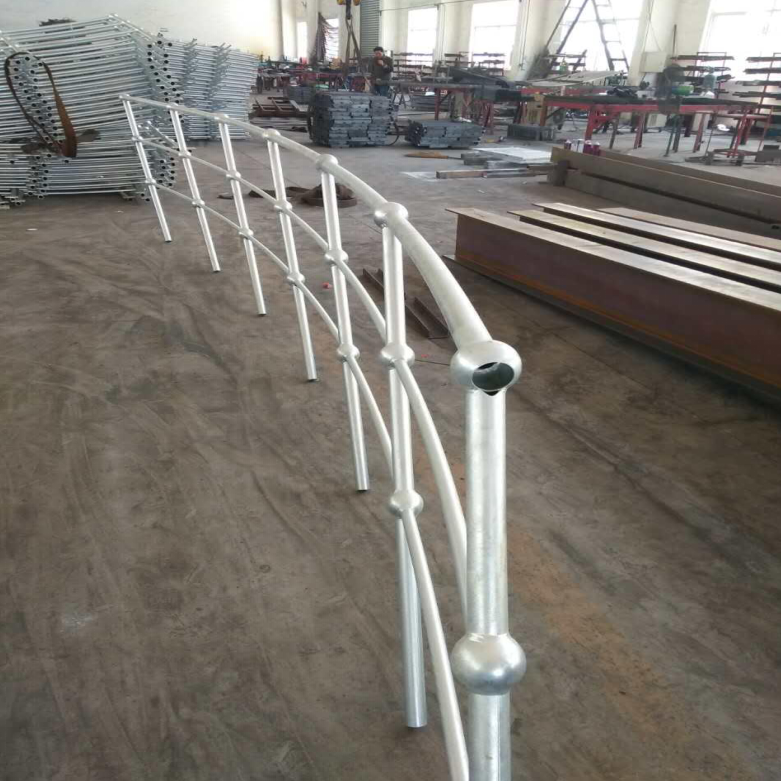 Hot Sale Ball Joint Railings Galvanized Pipe Industrial Stair Handrail