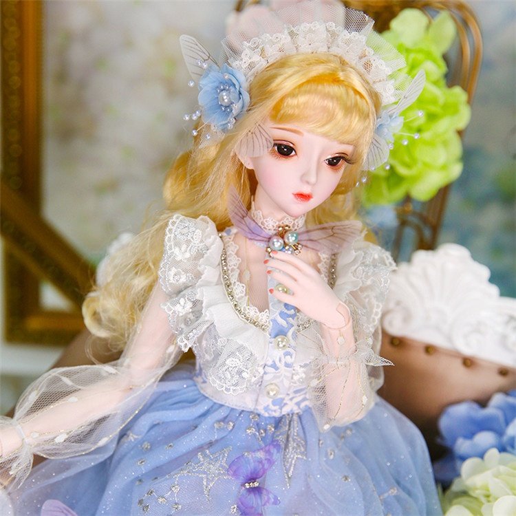 Dream Fairy 1/3 Bjd Doll 62Cm Height 34 Flexible Joints With Doll Accessories