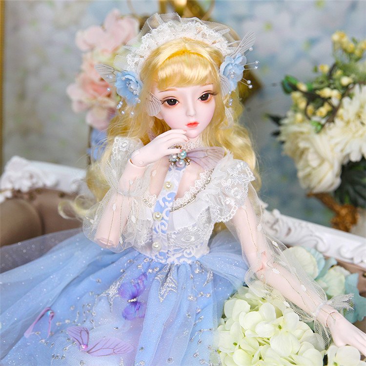 Dream Fairy 1/3 Bjd Doll 62Cm Height 34 Flexible Joints With Doll Accessories