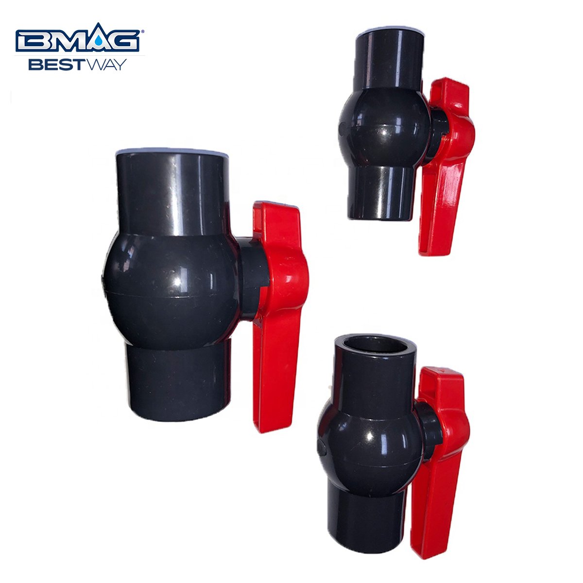 1/2 Inch 3/4 Inch Hot Melting Agricultural Irrigation Male Female Thread Manual Joint Union Plastic UPVC PVC Ball Valves