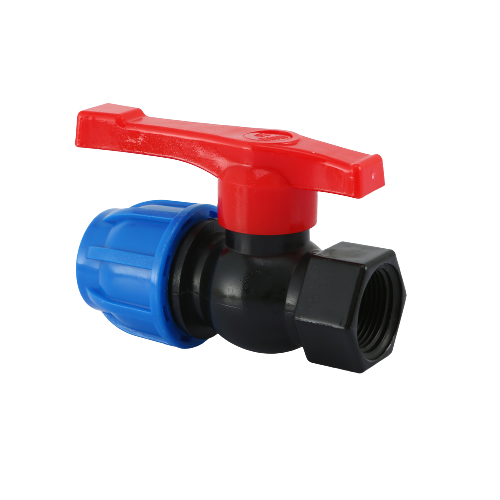 PE/PP Compression Fittings Ball Valve Internal Thread Ball Valve Water Supply Irrigation Special Thread Joint CE