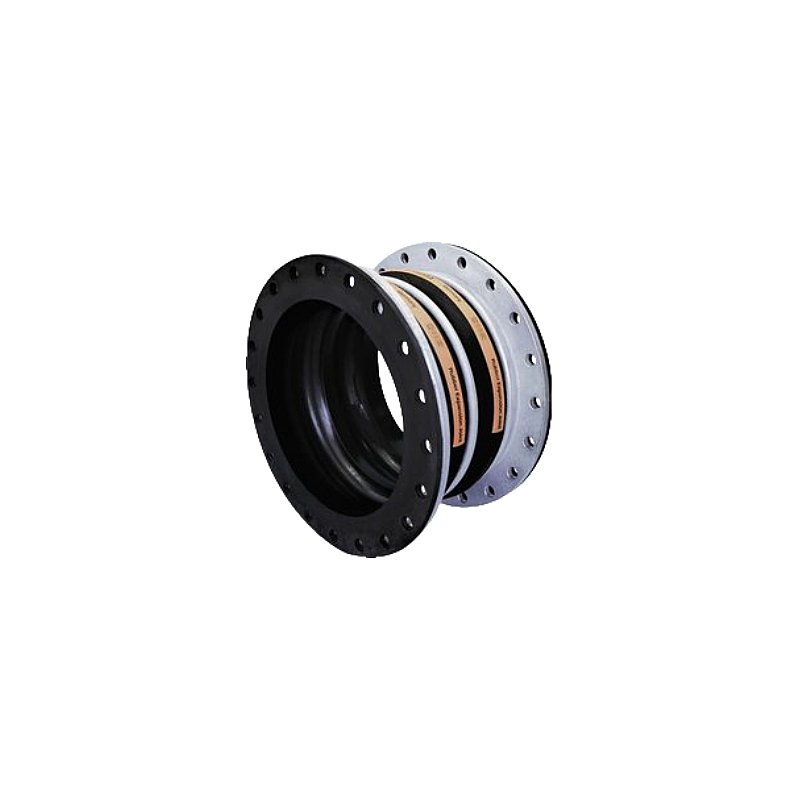 China Manufacture Flange Soft Connector Shock Absorber Rubber Expansion Joints Double Ball Bellow Flexible Connect