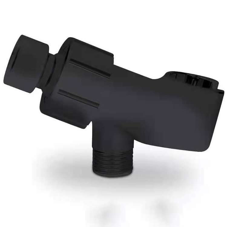 Brass Adjustable Shower Arm Bracket for Shower Head Wall Mounted Shower Hose Connector with Holder