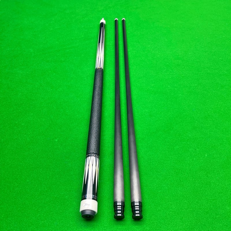 Carbon Fiber Pool Cue Shafts With 3/8-10 Joint Low Deflection Protaper Pool Cues