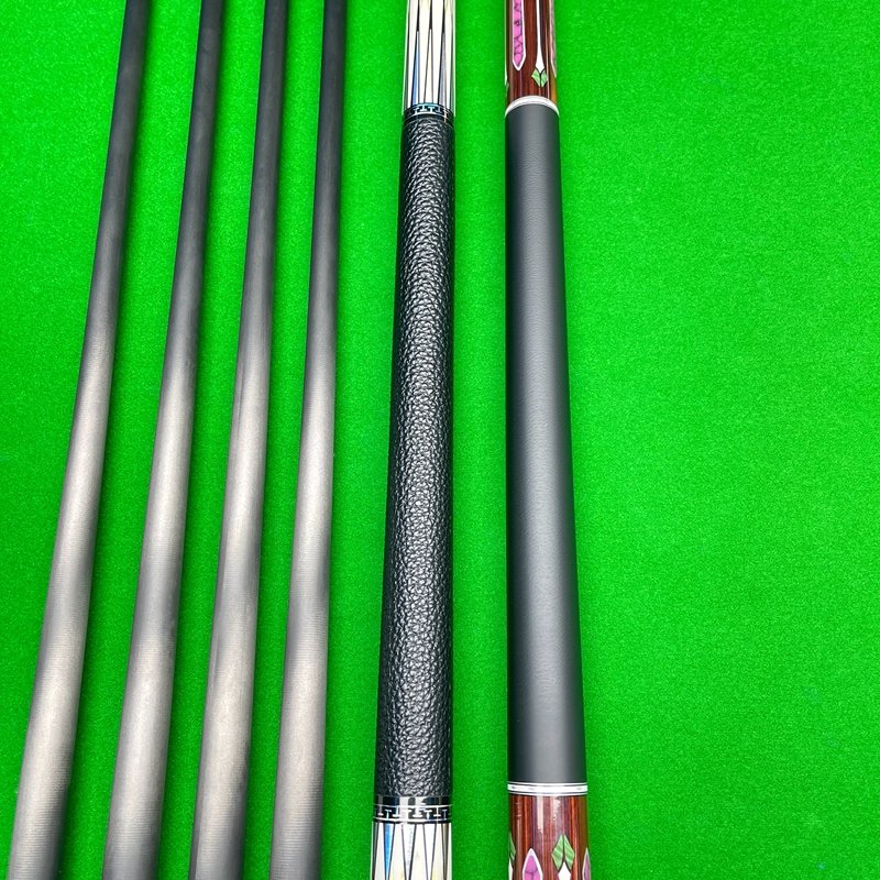 Carbon Fiber Pool Cue Shafts With 3/8-10 Joint Low Deflection Protaper Pool Cues