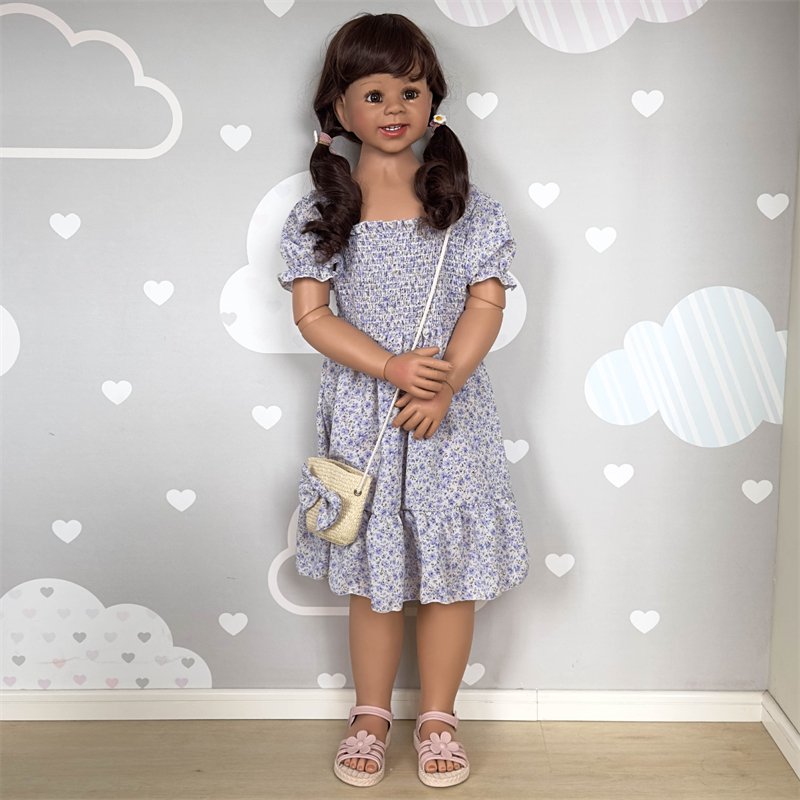 NPK 120cm Ball Jointed Model Doll Long Hair Princess Girl Big Doll Collectible Art Doll