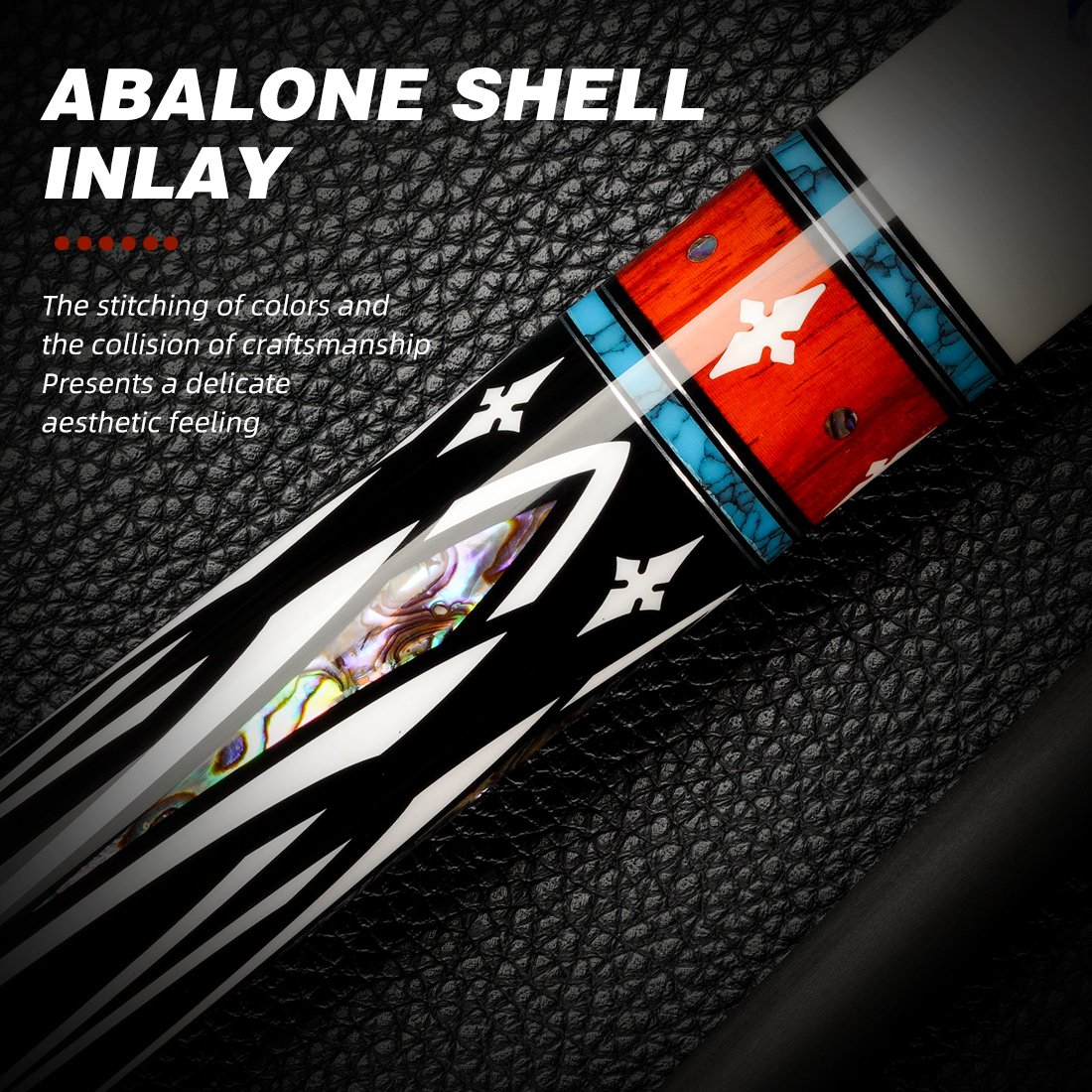 KONLLEN KL-Lion-A1Billiards Carbon Fiber Pool Stick Carbon Energy Shaft 3/8*8 Radial Pin Joint Pool Cue