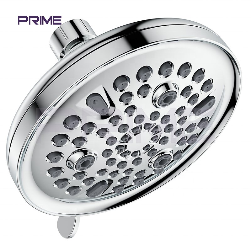 New Style Hot Selling Brass Ball Joint Rainfall Bathroom 9 Functions Overhead Shower Head