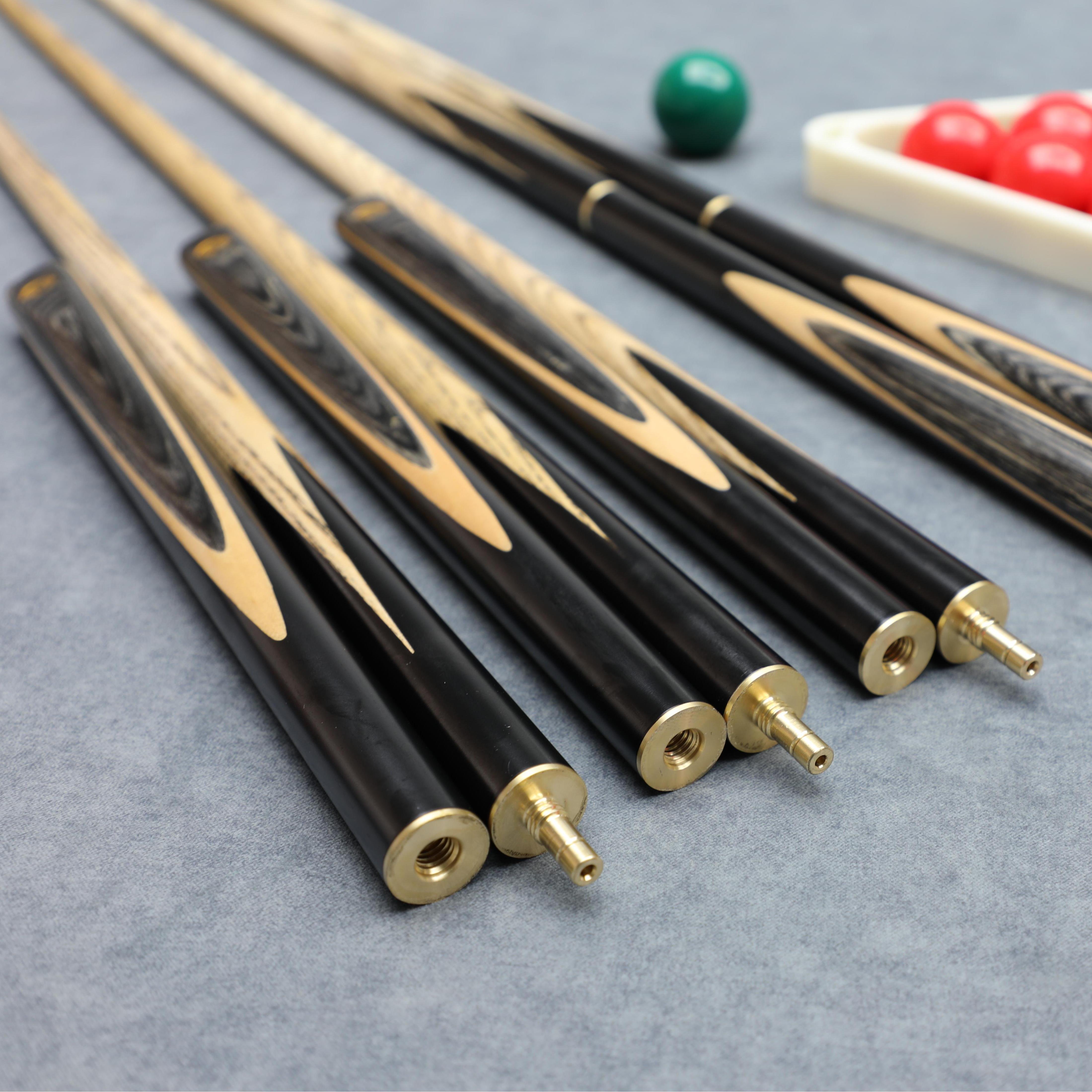 Growsport Selling Senior Grey Gradient Blue Ash Wood Billiard Cue Chinese 8 Ball 3/4 Split Professional Snooker Cue