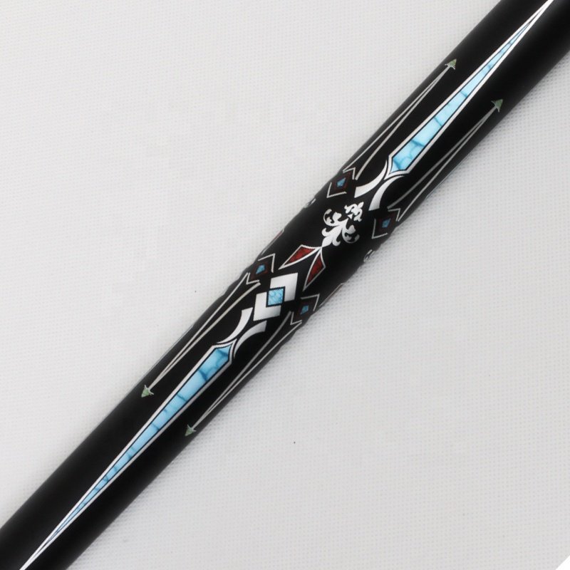 TQG-JX-042 Black Technology 57-inch Snooker Cue Customizable 10mm Fiberglass Billiards Rod with Single Rod Tip