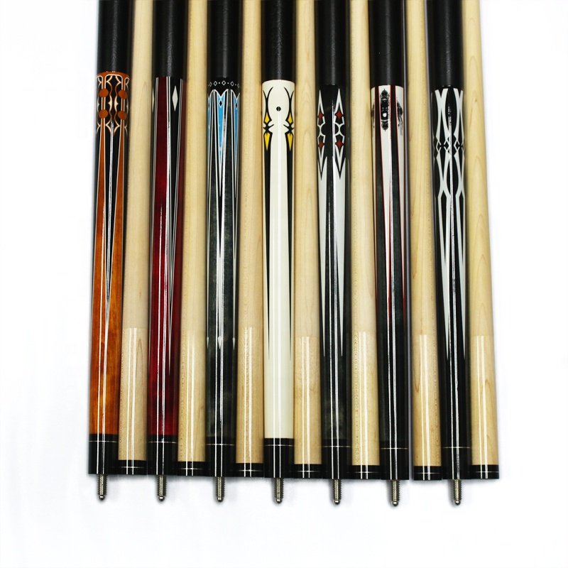 Cheap Price 13mm Maple Wood Snooker Nine-Ball Training Pool Billiard Cue Stick for Sale