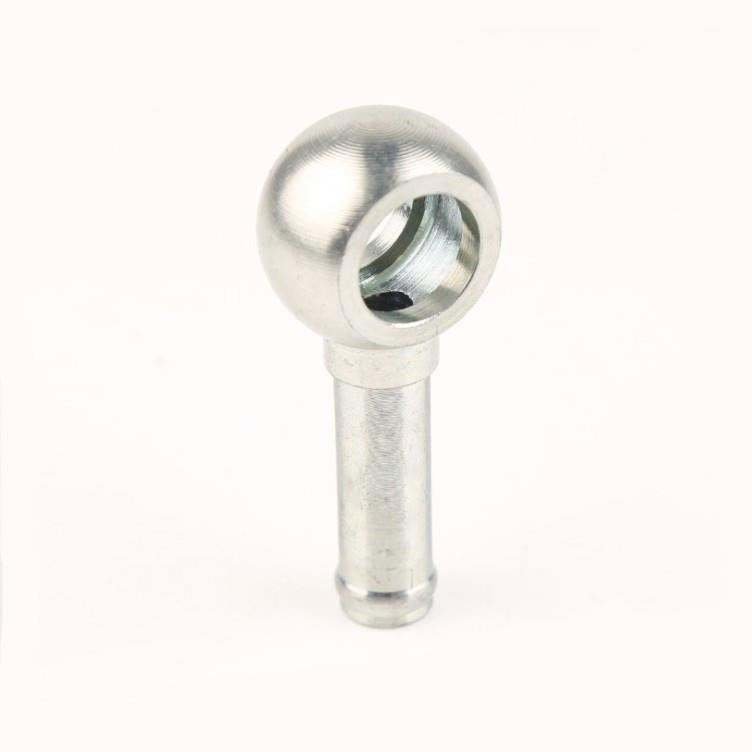 Manufacture Ball Head Fittings Machine Stainless Steel Hydraulic Hose Sleeves With Crimp End Ball Joints Components Hardware