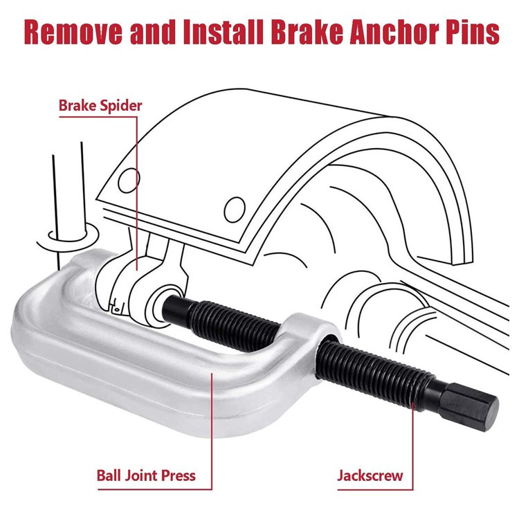 Universal Ball Joint Separator Car Repair Tool Stark 4-in-1Adapter Set 10pcs Automotive Ball Joint Removal Tool