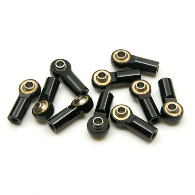 Set of 10 M3 Aluminum Ball Joints Tie Rod End Link for 1/10 Rock Crawler Cars-for SCX10 90046 D90 D110 CC01 Models