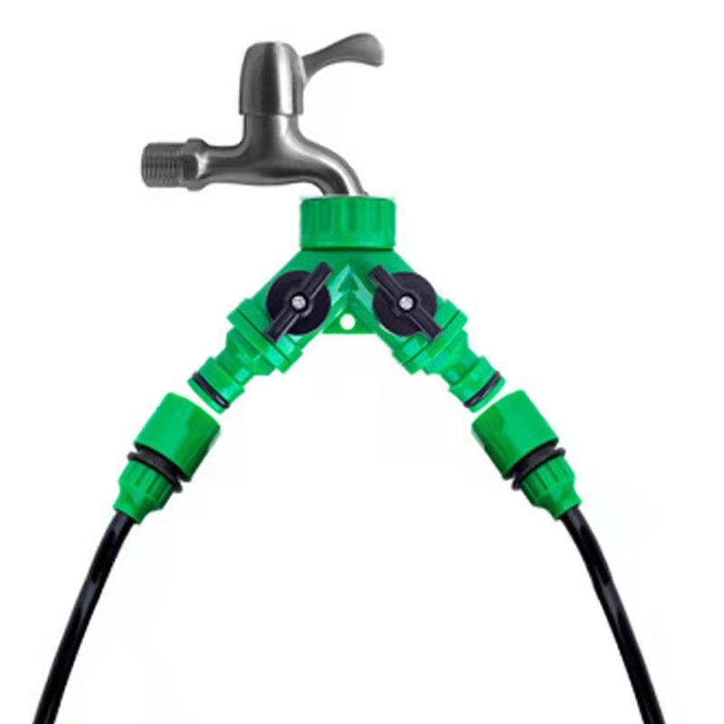 Manufacturer Supplied Faucet Connector Plastic Nipple Splitter With Switch