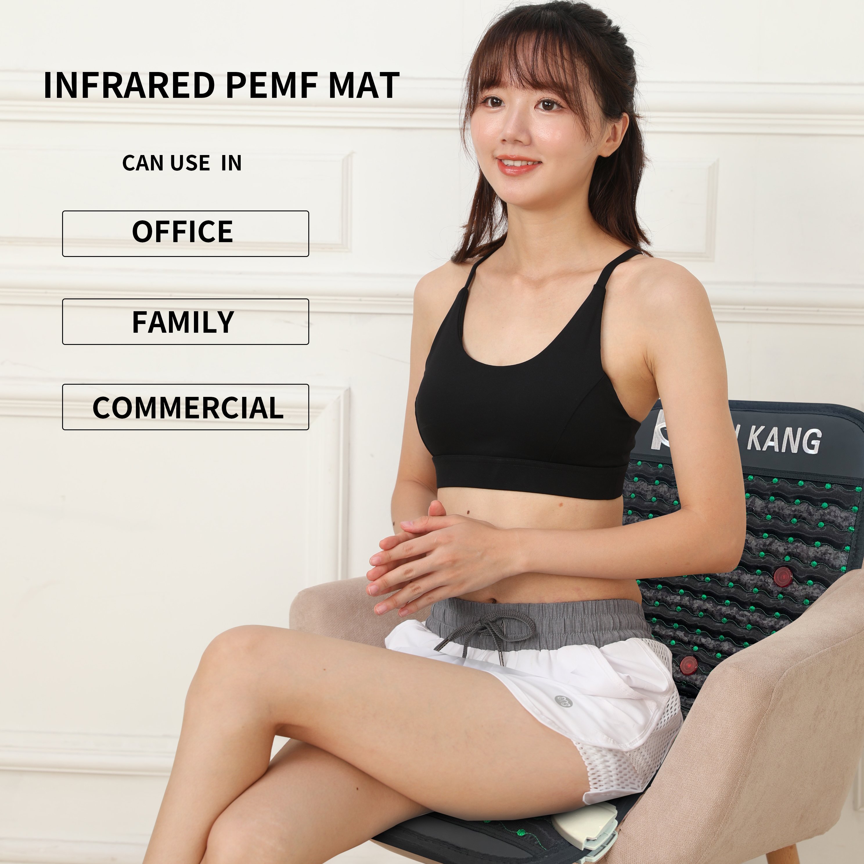 High Quality Low Emf Heating Mat Photon Amethyst Physiotherapy Mattress for Detoxification