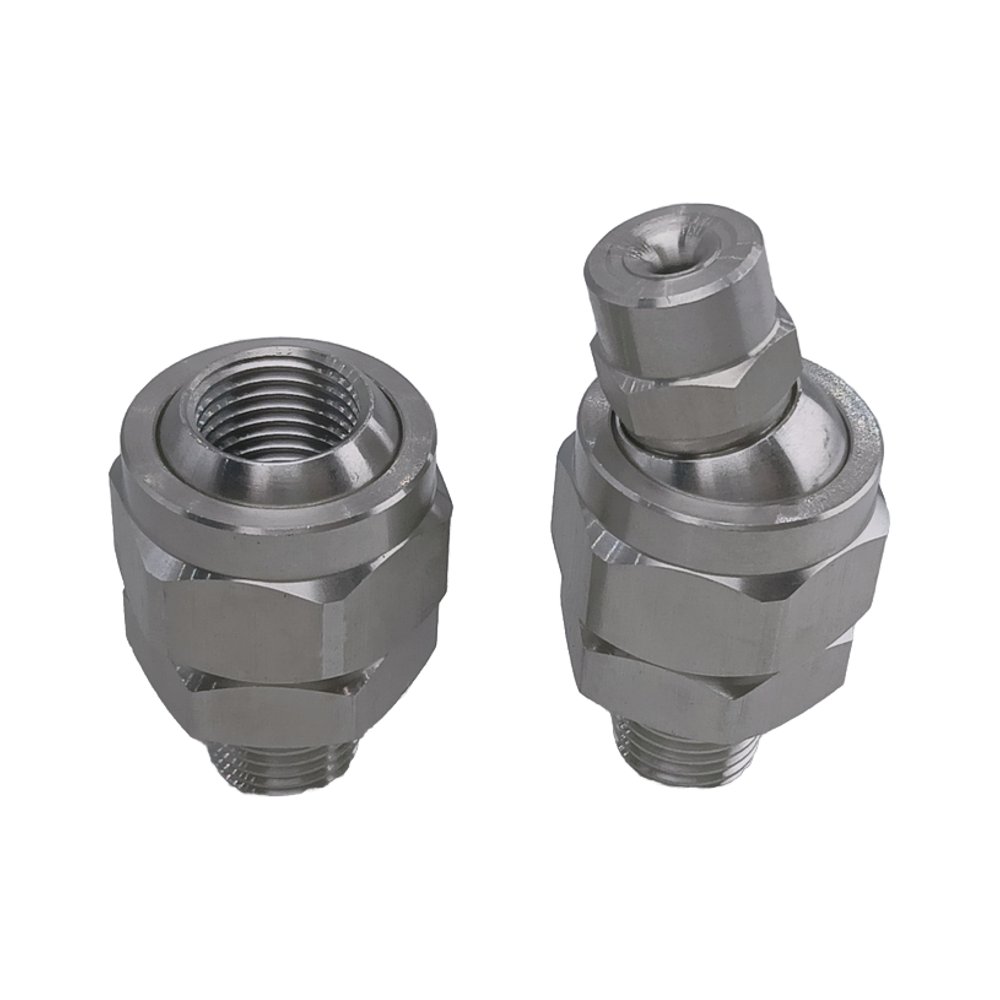 Good Quality SS 304 Industrial Cleaning Water Wide Angle Solid Cone Nozzle for Chemical Industrial