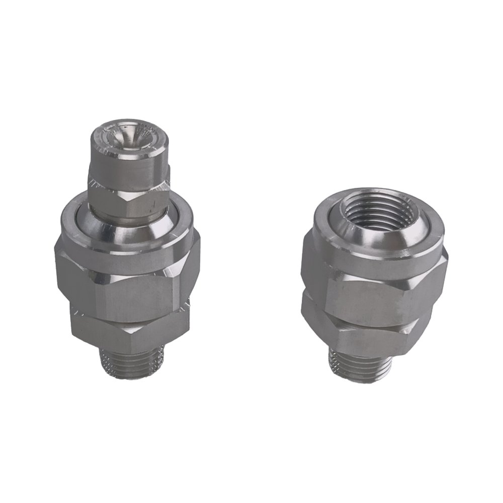 Good Quality SS 304 Industrial Cleaning Water Wide Angle Solid Cone Nozzle for Chemical Industrial