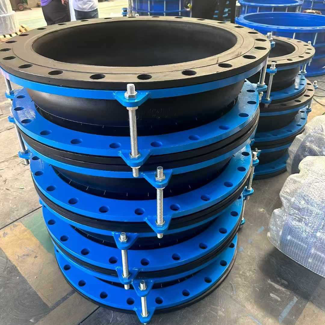 Carbon Steel Flexible Single Ball Rubber Flexible Joint Flange Type Rubber Flexible Joint Rubber Compensator Expansion Joint