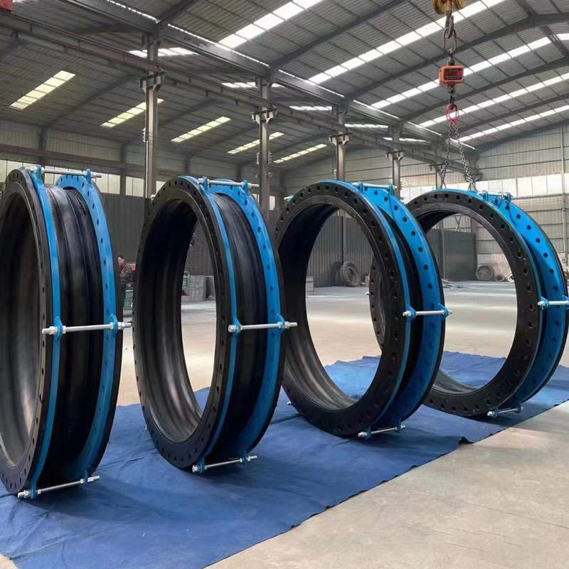 Carbon Steel Flexible Single Ball Rubber Flexible Joint Flange Type Rubber Flexible Joint Rubber Compensator Expansion Joint