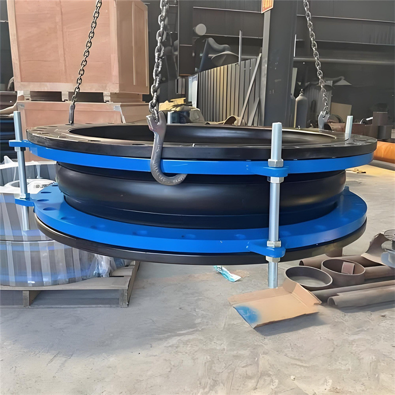 Carbon Steel Flexible Single Ball Rubber Flexible Joint Flange Type Rubber Flexible Joint Rubber Compensator Expansion Joint