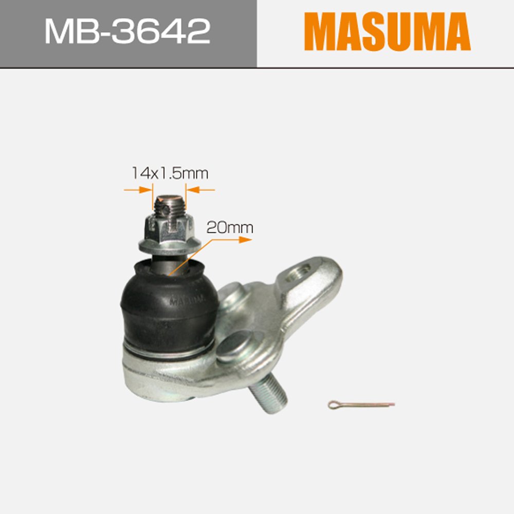 MASUMA MB-3642 Ball Joint Repair Auto Suspension Systems for TOYOTA COROLLA RAV4 & CHERY TIGGO OE NO.T11-2909060 43330-02070
