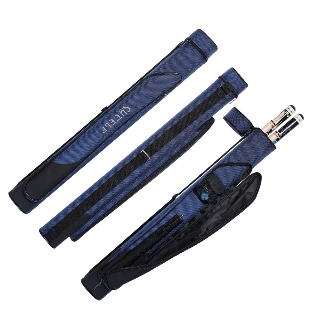 Xmlinco Pool Cue Case 2x2 Deluxe Billiard Pool Cue Stick Carrying Case Billiard Cue Case Billiards Accessories