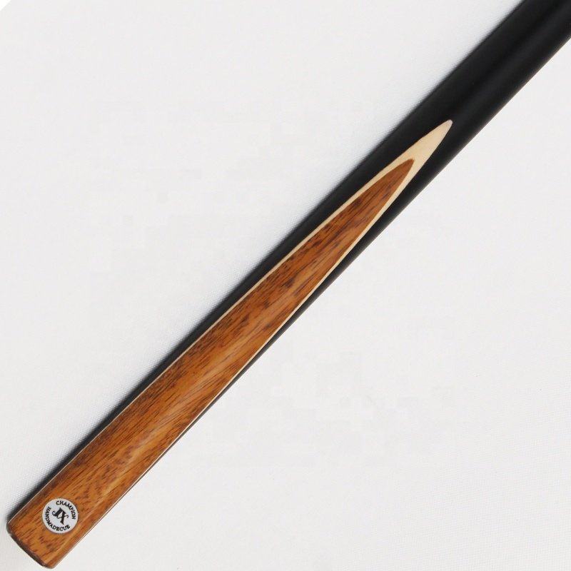 TQG-JX-065 Best Selling Economica Ash Wood Snooker Cue Stick Steel Joint 10mm Tip 10mm Ebony Maple Butt Top Billiard Cue Sale